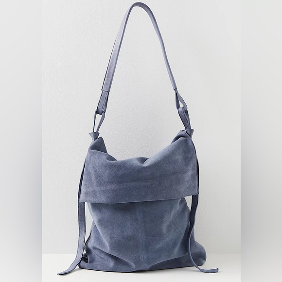 Free People Handbags - NEW Free People Roswell Slouchy Suede Messenger